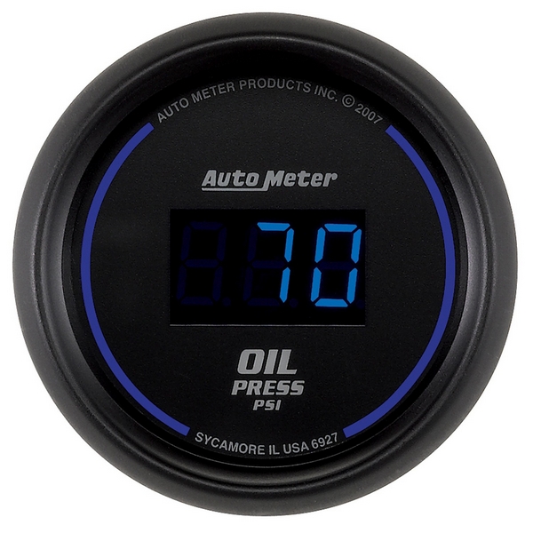 2-1/16" OIL PRESSURE, 5-100 PSI, COBALT DIGITAL